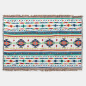 trendy, ethnisch geometrisch decke (Vorderseite)