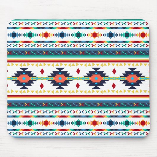 trendy, ethnisch geometrisch mousepad (Vorne)