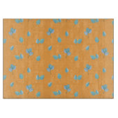 Trendy Eukalyptus Blätter auf der Marigold Charcut Schneidebrett (Vorderseite)