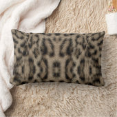 Trendy Exotic Snow Leopard Muster Tierdruck Lendenkissen (Decke)