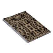 Trendy Exotic Snow Leopard Muster Tierdruck Notizblock (Rechte Seite)