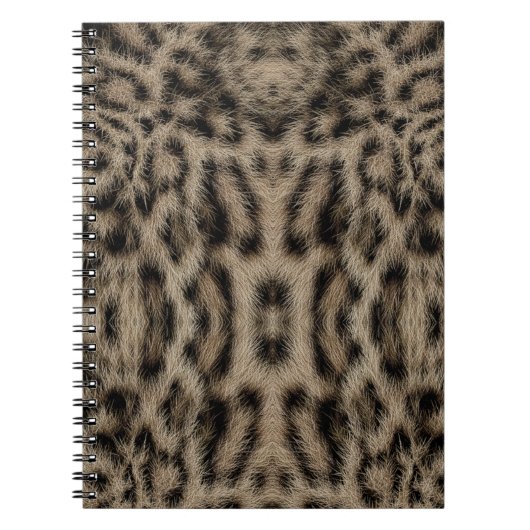 Trendy Exotic Snow Leopard Muster Tierdruck Notizblock (Vorderseite)