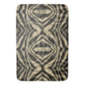 Trendy Exotic Zebra Fur Muster Animal Print Badematte (Vorderseite Vertikal)