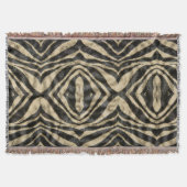 Trendy Exotic Zebra Fur Muster Animal Print Decke (Vorderseite)
