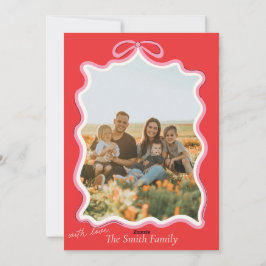 Trendy Fa La La Feiertagskarte