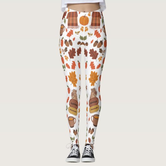 Trendy Fall Leggings (Vorderseite)