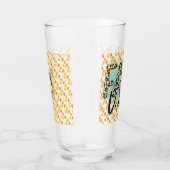 Trendy Fall Lila Tiger Glas (Rechts)