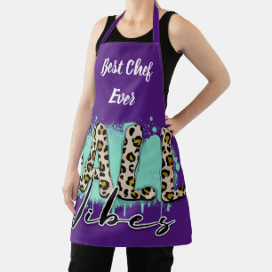 Trendy Fall Lila Tiger Schürze