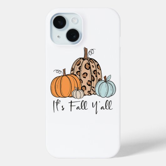 Trendy Fall Pumpkin | Zitat "It's Fall Y'all" Case-Mate iPhone Hülle (Rückseite)