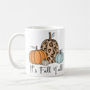 Trendy Fall Pumpkin   Zitat "It's Fall Y'all" Kaffeetasse