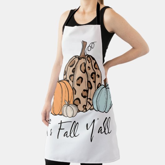 Trendy Fall Pumpkin | Zitat "It's Fall Y'all" Schürze (InSitu)