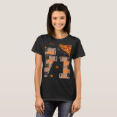 Trendy Fall Sunflower Teacher Paraeducator Liebe T-Shirt (Vorne ganz)