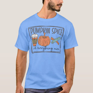 Trendy Fall Top Pumpkin Gewürz und alles Nizza