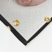 Trendy Family Collage Red Scripts Weihnachten Fleecedecke (Ecke)