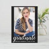 Trendy Fashion Abschluss Foto Ankündigung (Stehend Vorderseite)