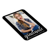 Trendy Fashion Abschluss Foto Ankündigung Magnet (Rechte Seite)