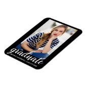 Trendy Fashion Abschluss Foto Ankündigung Magnet (Linke Seite)