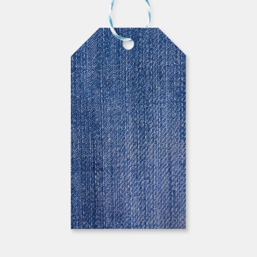 TRENDY FASHION DEMIN BLUE NATURAL Business LOGO Geschenkanhänger (Rückseite)