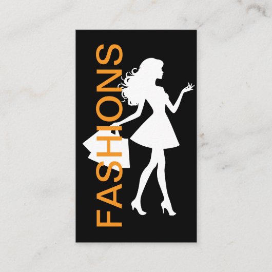 Trendy Fashion Influencer Business Cards Visitenkarte (Vorderseite)