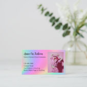 Trendy Fashion Influencer und Promotions Visitenkarte (Stehend Vorderseite)