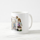 Trendy Fashion Modelle Kaffeetasse (VorderseiteRechts)