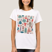 Trendy Fashion Pattern Stilvolle Kleidung Grafik T-Shirt (Vorderseite)