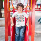 Trendy Fashion Pattern Stilvolle Kleidung Grafik T-Shirt