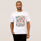 Trendy Fashion Pattern Stilvolle Kleidung Grafik T-Shirt (Vorne ganz)