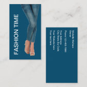 Trendy Fashion Theme Visitenkarte (Vorne/Hinten)