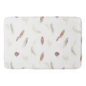 Trendy Feathers Luxury Boho Collection Badematte (Vorderseite)