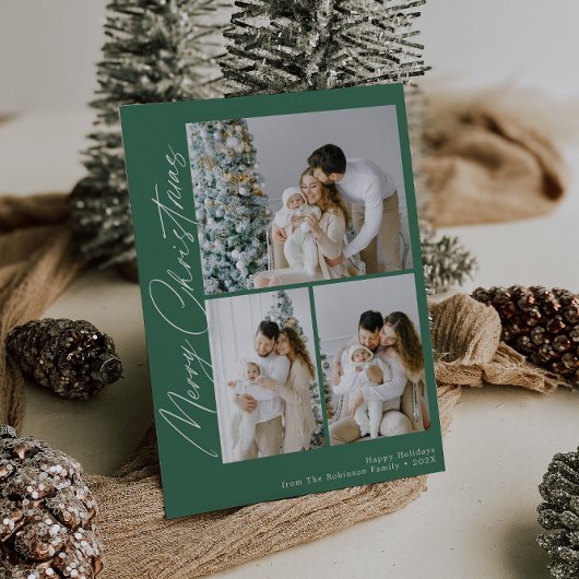 Trendy festliche Drehbuch frohe Weihnachten