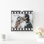 Trendy Film Reel Movie Personalized Picture Frame Quadratische Wanduhr (Zuhause)