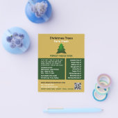 Trendy Fir Tree Design, Verkauf von Weihnachtsbaum Flyer (Einzeln)