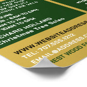 Trendy Fir Tree Design, Verkauf von Weihnachtsbaum Poster (Ecke)