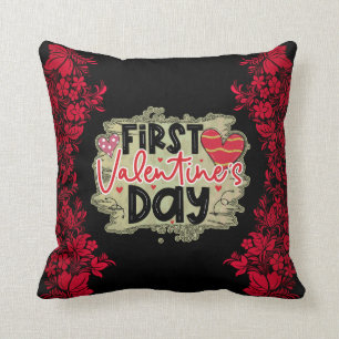 Trendy First Valentinstag Cotton Kissen
