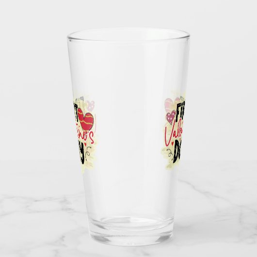 Trendy First Valentinstag Glas (Rechts)