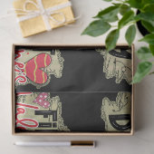 Trendy First Valentinstag Seidenpapier (Geschenk)