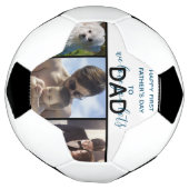 Trendy First Vatertag Foto Fußball Ball (Gedreht)