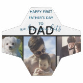 Trendy First Vatertag Foto Fußball Ball (Flach)