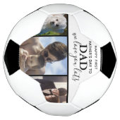 Trendy First Vatertag Foto Fußball Ball (Gedreht)