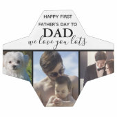 Trendy First Vatertag Foto Fußball Ball (Flach)