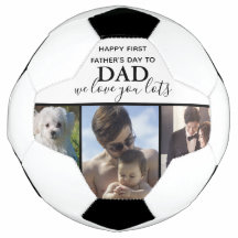 Trendy First Vatertag Foto Fußball Ball