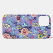 Trendy Floral Case-Mate iPhone Case (Rückseite (Horizontal))