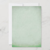 Trendy Floral Limon Hochzeit Einladungen (Rückseite)