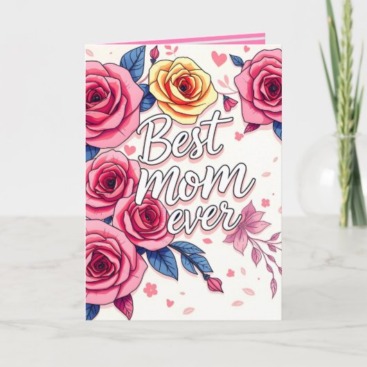 Trendy Floral Luxury Geschenksammlung Karte (Vorderseite)