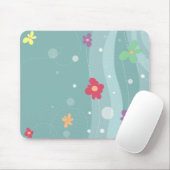 Trendy Floral Mousepad (Mit Mouse)
