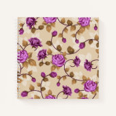 Trendy Floral Notebook Journal Sketchbook Notizblock (Vorderseite)