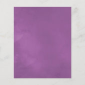 Trendy Floral Paisley Indian Wedding Flyer (Hinten)