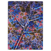 Trendy Floral Pattern #10 Klemmbrett (Rückseite)