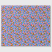 Trendy Floral Pattern #11 Geschenkpapier (Flach)